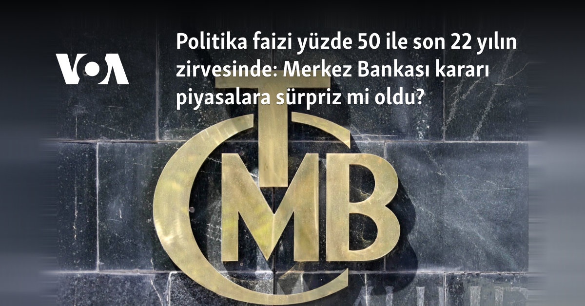 Politika Faizi Y Zde Ile Son Y L N Zirvesinde Merkez Bankas