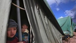Syrian war refugees are also causing stress in Lebanon. The refugee camp shown here on January 7, 2013, is near the eastern town of Marj.