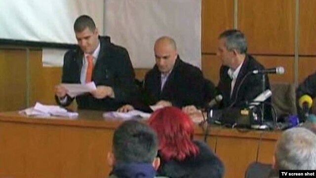 Prebrojavanje glasova za predsednika Skupštine opštine Nikšić