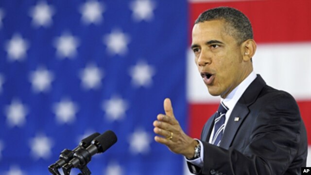 President Barack Obama talks about the economy during an event at Fire Station #5 in Arlington, Va., Friday, Feb. 3, 2012.