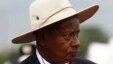Ugandan President Yoweri Museveni attends anniversary parade in Kasese town, about 300 miles west of Kampala, Jan. 30, 2013 file photo.