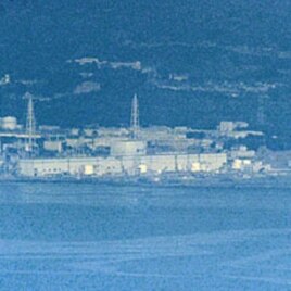 An aerial view of the Fukushima Daiichi Nuclear Power Station in Fukushima Prefecture, Japan