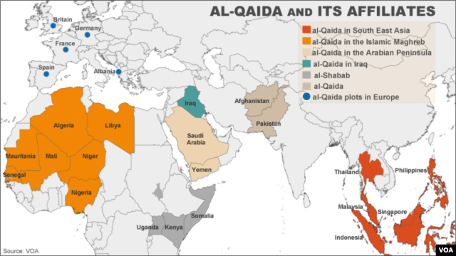 al-Qaida and Its Affiliates Worldwide