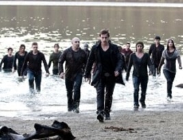 Xavier Samuel, center, stars in "The Twilight Saga: Eclipse"