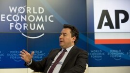 Ali Babacan, Turkey's Deputy Prime Minister at the 43rd Annual Meeting of the World Economic Forum, WEF, in Davos, Switzerland, Jan. 25, 2013. 