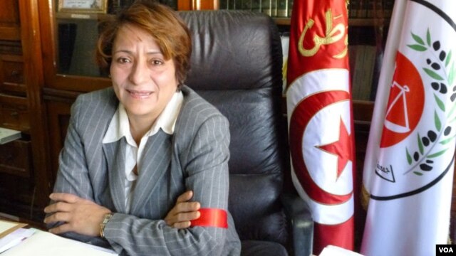 Raoudha Karafi (VOA/H. Ridgwell)