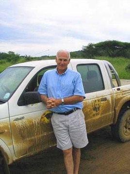 Wildlife expert Dr. Jacques Flamand is in charge of the WWF’s Black Rhino Range Expansion Project