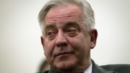 Bivši hrvatski premijer Ivo Sanader u sudnici u Zagrebu
