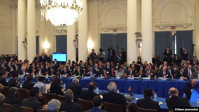 Inicia Asamblea General de la OEA. [Foto: Alberto Pimienta].