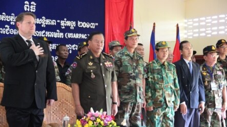 The Angkor Sentinel exercises, held at the National Training Center for Multinational Peacekeeping Forces in Kampong Speu province, is the fourth to be held since 2010.