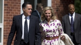 Dan takarar shugabancin Amurka na jam'iyyar Republican Mitt Romney da uwargidansa Ann Romney.