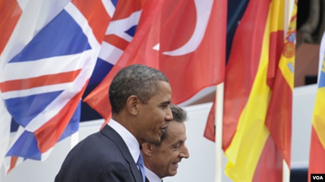 El presidente Obama y su colega francés Nicolas Sarkozy, analizarán la situación en Grecia.