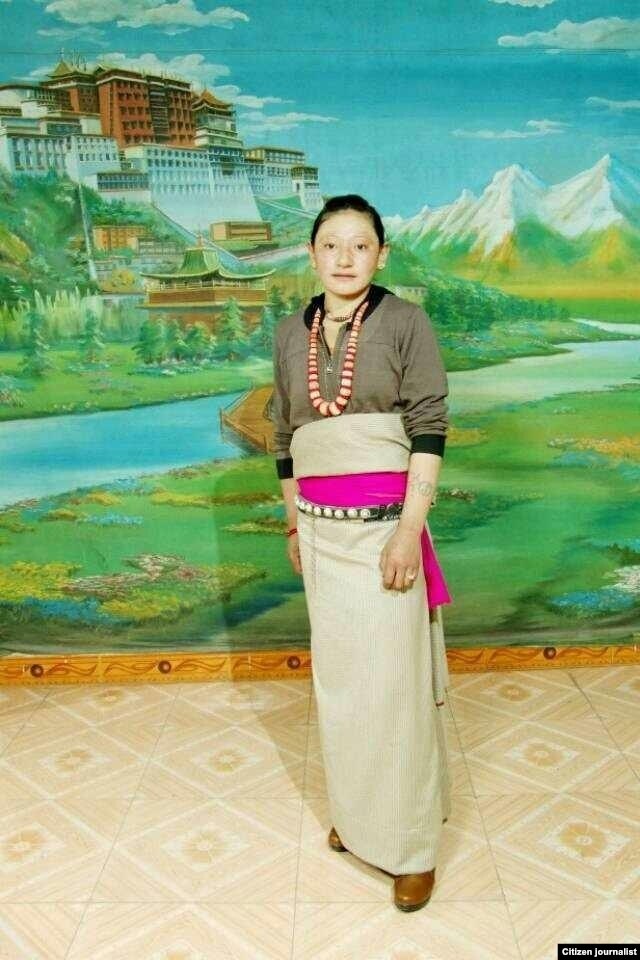 Tamding Tso, a Tibetan mother activists say self-immolated in Rebkong, China on November 7, 2012.