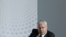 Alexander Lebedev, chairman of Russia's National Reserve Corporation, speaks during an interview with Reuters journalists in Moscow, September 25, 2012.