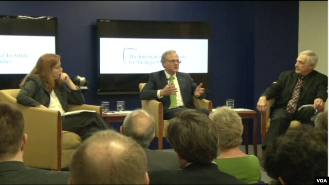 ¿µ±¹ÀÇ ¹Î°£´ÜüÀΠ±¹Á¦Àü·«¿¬±¸¼Ò(IISS)ÀÇ ¸¶Å© ÇÇÃ÷ÆÐÆ®¸¯ ¹Ì±¹»ç¹«¼Ò ¼ÒÀåÀÌ 17ÀÏ ¿ö½ÌÅÏ¿¡¼ ÀÚ½ÅÀÇ Àú¼ ¡®¾Æ½Ã¾ÆÀÇ ÀáÀçÀû ÇÙ º¸À¯±¹µé¡¯¿¡ ´ëÇÑ ¼³¸íȸ¸¦ ¿¾ú´Ù. 