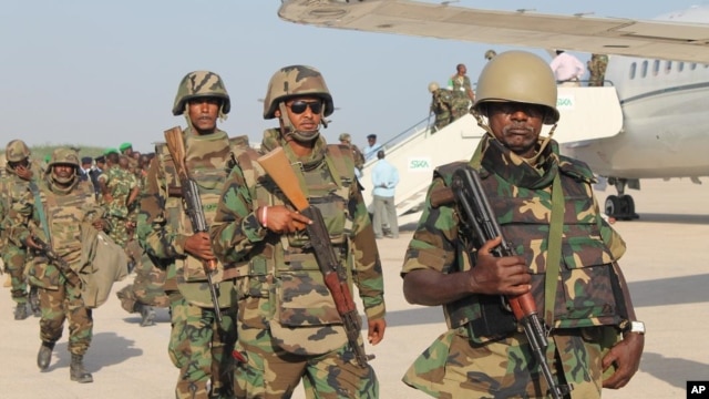 Ciidamada Djibouti ee Muqdisho Tagay