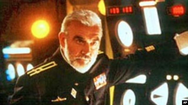 Sean Connery and Alec Baldwin in 1990's "The Hunt for Red October," which did not portray the Soviets as caricatures.