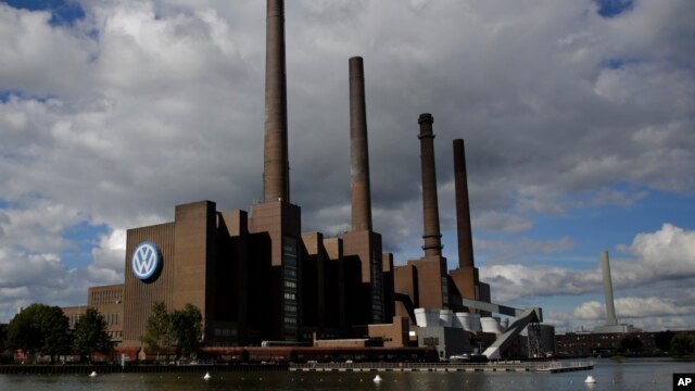 Power plant of the Volkswagen factory in the city Wolfsburg, Germany, the hometown of Volkswagen, Sept. 29, 2015.