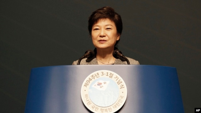 Tổng thống Nam Triều Tiên Park Geun-hye 