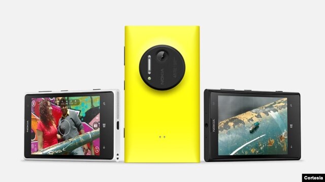 El nuevo modelo de Nokia, el Lumia 1020. Fotografía por cortesía de Nokia.