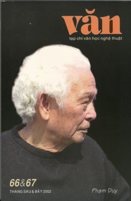 Bìa tạp chí Văn số đặc biệt Phạm Duy, 2002