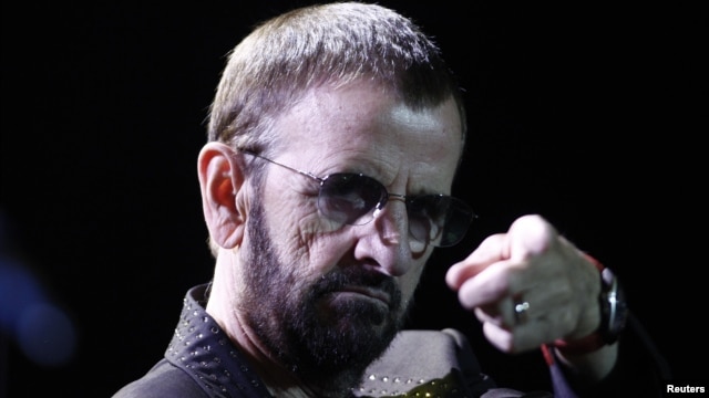 El baterista Ringo Starr durante su concierto en Brasilia. The Beatles se separaron oficialmente el 10 de abril de 1970. 
