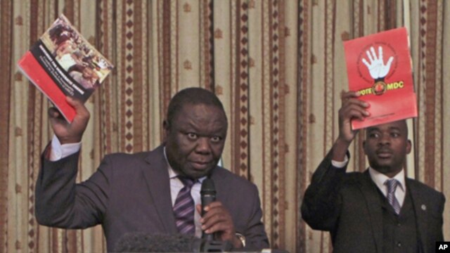 Zimbabwe Prime Minister and Movement For Democratic Change (MDC) leader Morgan Tsvangirai  (file photo)