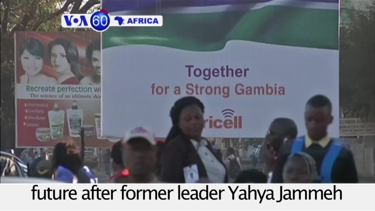 Voa Africa Gambians Hope For A Better Future After Former Leader