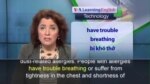 Phát âm chuẩn - Anh ngữ đặc biệt: Allergy Fighting Material (VOA)
