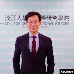 位于台北的淡江大学国际研究所副教授张福昌