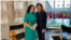 Assistant Secretary Elizabeth Kennedy Trudeau with VOA"s Navbahor Imamova, October 28, 2022 