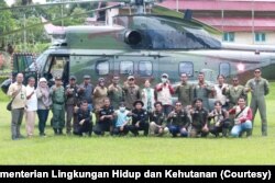 Pelepasliaran “Putri Singgulung” dilakukan BKSDA bekerja sama dengan Direktorat Konservasi Keanekaragaman Hayati dan Sumber Daya Genetik (KKHSDG), dan Yayasan ARSARI Djojohadikusumo (YAD), didukung oleh Kementerian Pertahanan RI. (Foto: Courtesy)