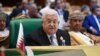 Palestinian President Mahmoud Abbas attends a session of the Arab League summit, Algeria, Nov. 2, 2022. (Algerian Presidency/Handout via Reuters)