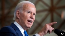 Predsjednk SAD Joe Biden  tokom govora u Washingtonu, 2. novembra 2022.