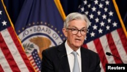 Federal Reserve Board Chairman Jerome Powell speaks during a news conference following a closed two-day meeting of the Federal Open Market Committee on interest rate policy in Washington, Nov. 2, 2022.