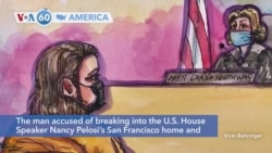 VOA60 America - Man Accused of Attacking Paul Pelosi Held Without Bail