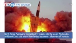 VOA60 World - North Korean Missile Barrage Prompts Air Raid Sirens in South