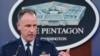 Pentagon spokesman Air Force Brig. Gen. Patrick Ryder speaks during a briefing at the Pentagon in Washington, Nov. 1, 2022.