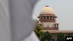 FILE - India's Supreme Court building is pictured in New Delhi, July 9, 2018. 