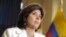La canciller colombiana, María Ángela Holguín, informó que envió una nota de protesta al gobierno de Nicaragua por la presencia de un barco de ese país en aguas colombianas.