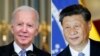 រូប​ឯកសារ៖ រូប​ផ្គុំ​នេះ​បង្ហាញ​​ប្រធានាធិបតី​សហរដ្ឋអាមេរិក​លោក Joe Biden (ឆ្វេង) កាល​ពី​ឆ្នាំ​២០២១ និង​ប្រធានាធិបតី​ចិន​លោក Xi Jinping កាល​ពី​ឆ្នាំ​២០១៩។