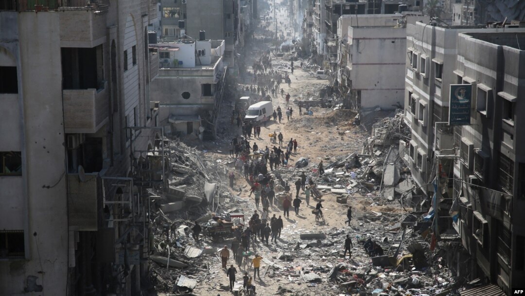 Bệnh viện lớn nhất dải Gaza giờ chỉ còn là đống hoang tàn