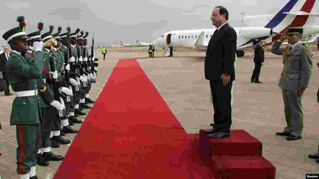Shugaban kasar Faransa Francois Hollande, 27 Fabareru 2014.