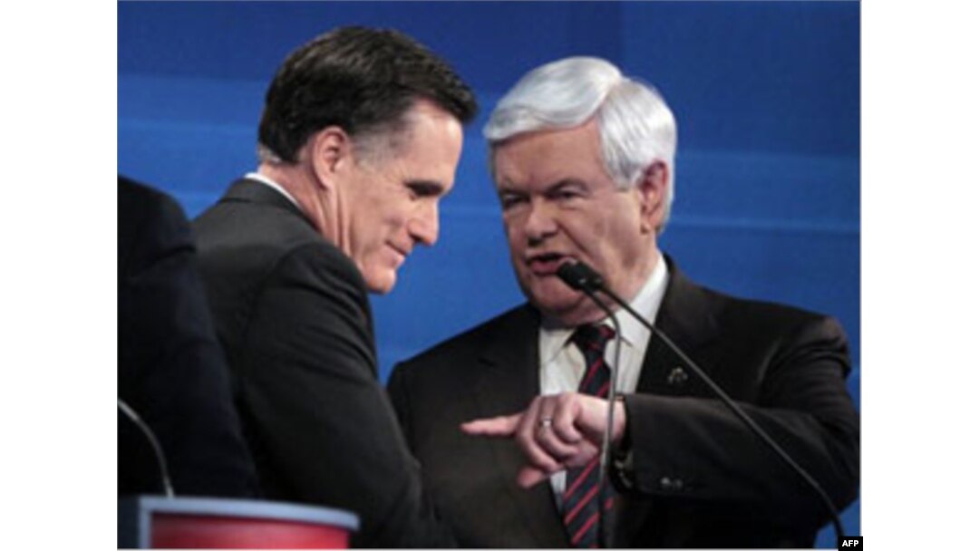 Mitt Romni, Nyut Gingrich