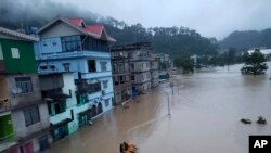 Mafuriko katika Jimbo la Sikkim, India.