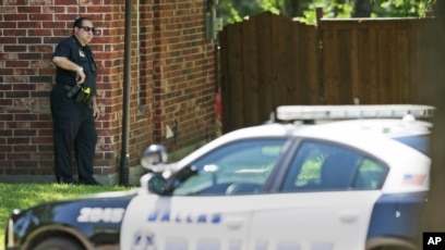 Un officier de police à Dallas, dans le Texas, le 1er mai 2017.