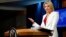 FILE - State Department spokeswoman Heather Nauert speaks during a briefing at the State Department in Washington, Aug. 9, 2017.