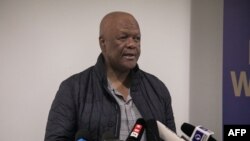 Le ministre de l'Energie sud-africain, Jeff Radebe, à Johannesburg, le 2 avril 2018.