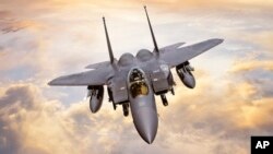 미 공군 F-15 이글 전투기 (자료사진)