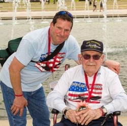 Steven Richard, with his father Earl, who lost his battle against COVID-19 a few days after his son passed. (Photo courtesy of the Richard family)